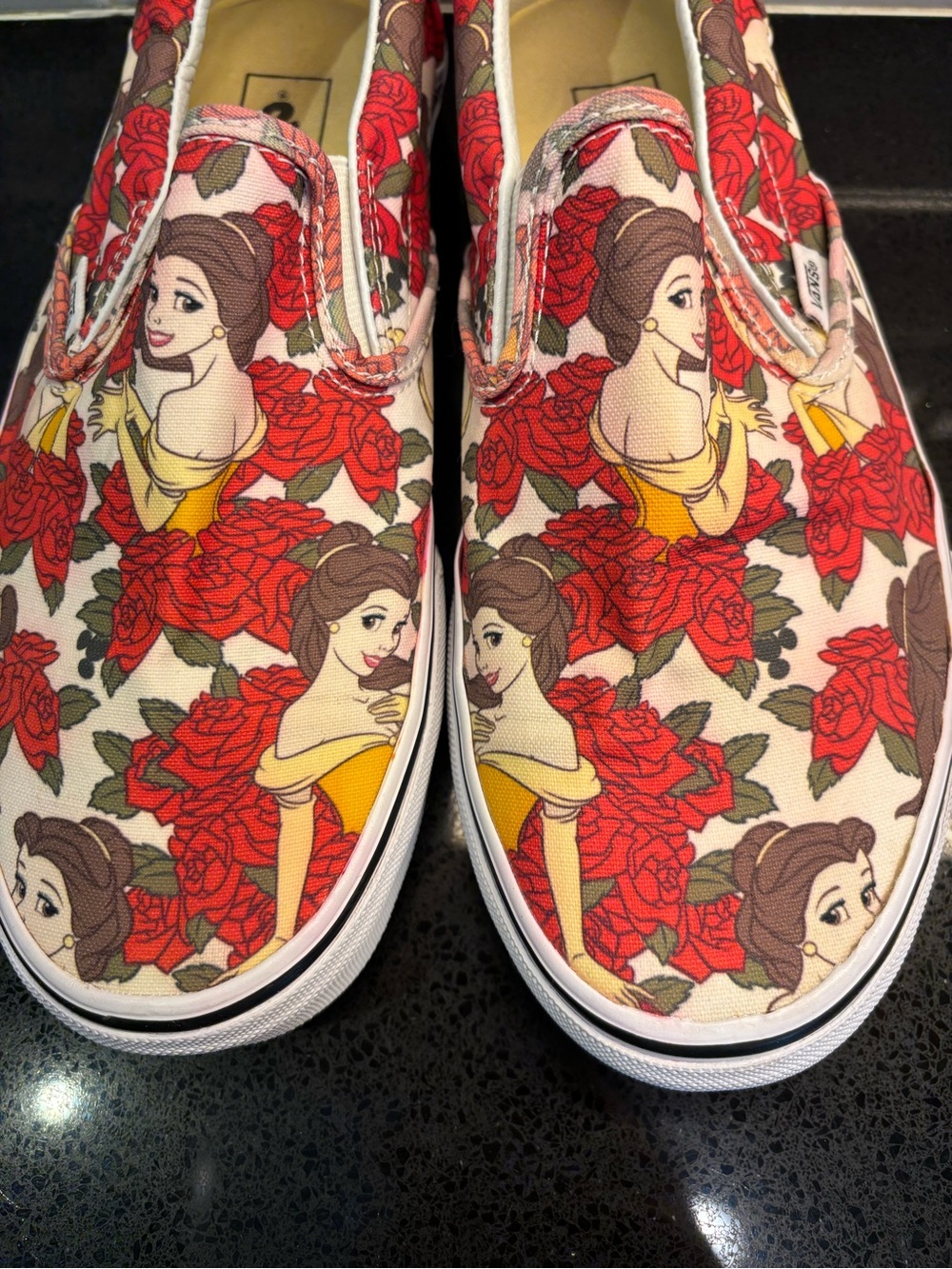 Vans Disney Belle/Beauty and the Beast limited edition sneakers Women’s 8.5 - Picture 5 of 8